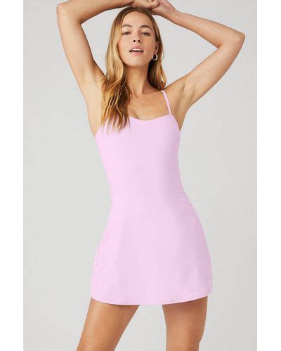 alo yoga pink dress